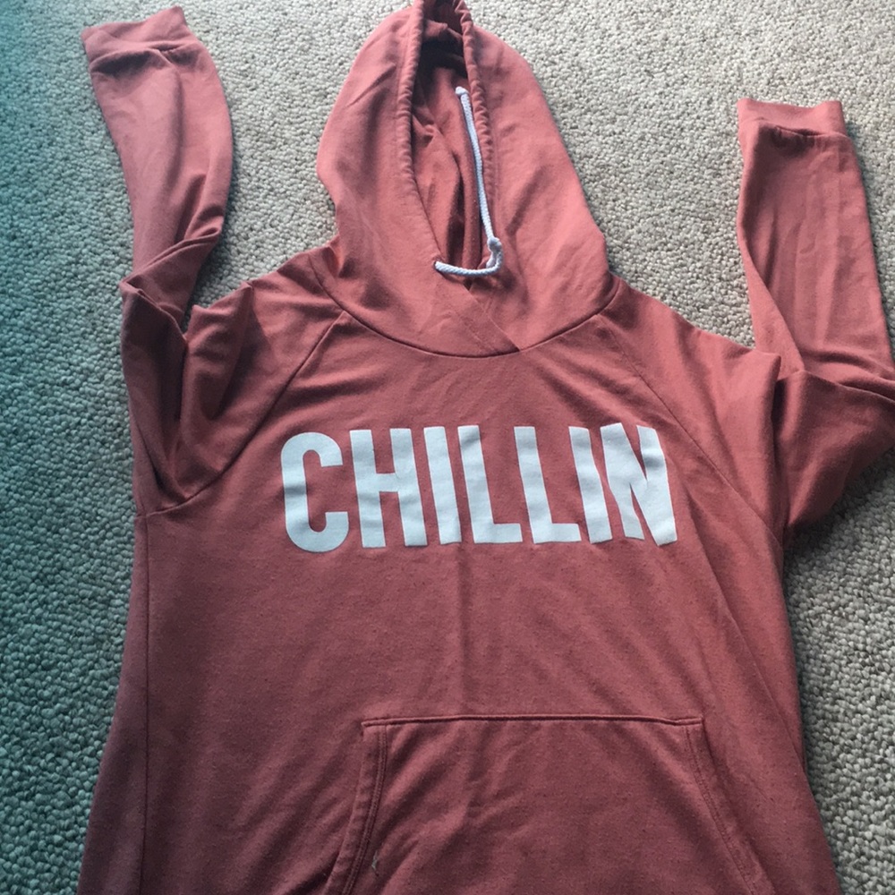 Maroon “chillin” sweatshirt